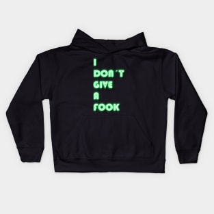 I don't give a fook Kids Hoodie